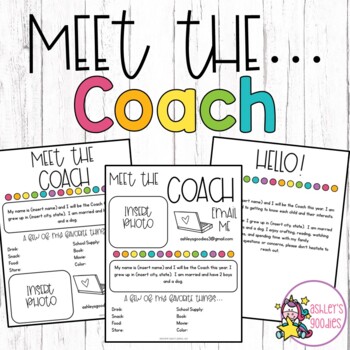 Meet The Coaches