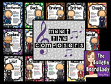 Meet the Composers Bulletin Board for Music Class