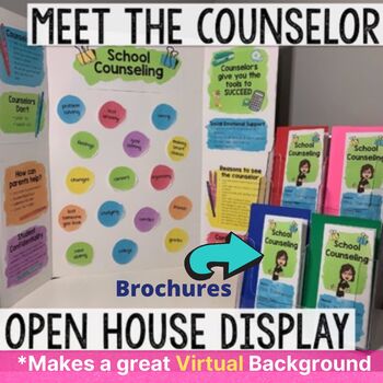 Preview of School Counselor Info Brochure and Open House Kit