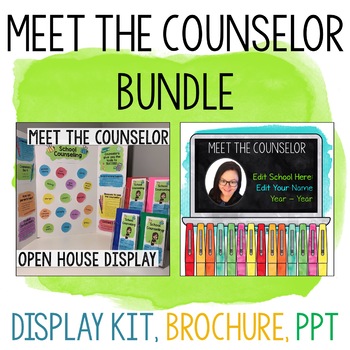 Preview of Meet the Counselor Bundle