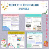 Meet the Counselor Bundle- School Counselors Resources- w/