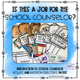 Meet the Counselor Lesson Activities for Elementary Counselors