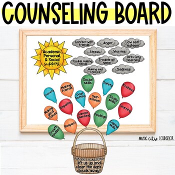 Preview of Meet the Counselor, Social Worker, & Psychologist Bulletin Board!