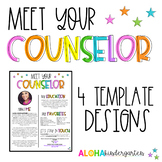 Meet the Counselor | Welcome Letter Template