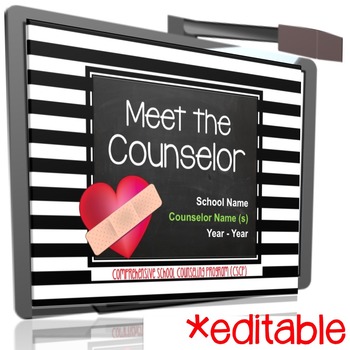 Preview of Meet the Counselor Presentation for Parents and Teachers
