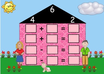 Preview of Fact Families (SMARTBoard Lesson)