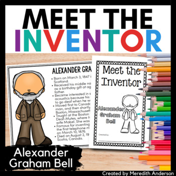 Preview of Alexander Graham Bell Inventor Study / Biography Activity