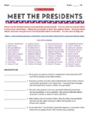 Meet the Presidents Webquest