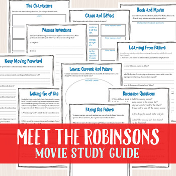 Preview of Meet the Robinsons Movie Guide Study