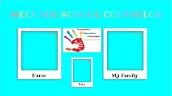Preview of Meet the School Counselor - Inside Out theme