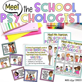 Preview of Meet the School Psychologist, Role of the School Psychologist Lesson