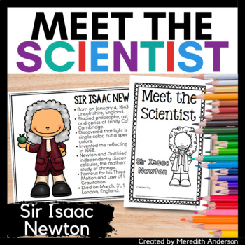 Preview of Isaac Newton Scientist Study / Biography Activity