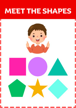Preview of Meet the Shapes | A Fun and Educational Kid's Book