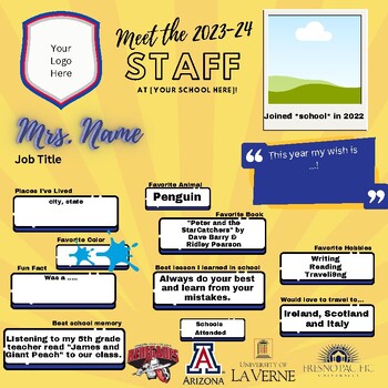 Preview of Meet the Staff - Social Media