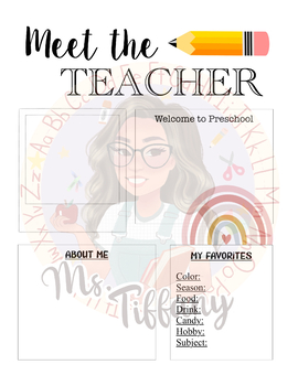 Preview of Meet the Teacher