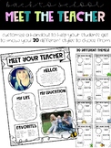 Meet the Teacher Back to School Newsletter