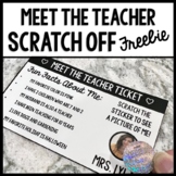 FREE Meet the Teacher Template - Back to School Scratch Of