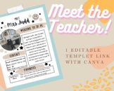 Meet the Teacher CANVA LINK