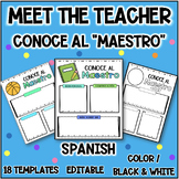 Meet the Teacher Conoce al Maestro Spanish