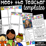 Meet the Teacher Editable Form (Meet the Team & Meet my Th