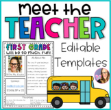 Meet the Teacher Editable Templates - Colorful