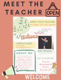 Meet the Teacher Editable PDF Template