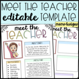 Meet the Teacher Editable Template, Colorful Template (in 