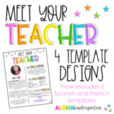 Meet the Teacher | Editable Welcome Letter Template | Incl