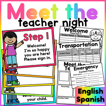 Preview of Meet the Teacher - English & Spanish