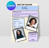 Meet the Teacher Flyer *FREE EDITABLE*