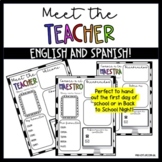 Meet the Teacher Form | English and Spanish 