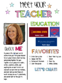 Meet the Teacher Handout