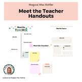Meet the Teacher Handouts