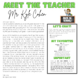 Meet the Teacher Letter