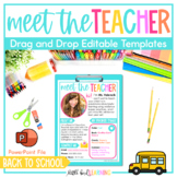 Meet the Teacher Letter Editable Template