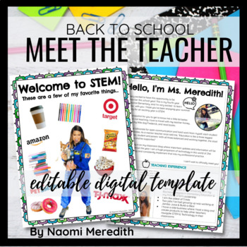 Preview of Meet the Teacher Letter | Meet the Teacher Letter Template