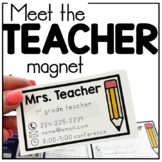 FREE Meet the Teacher & Parent Contact Information Magnet