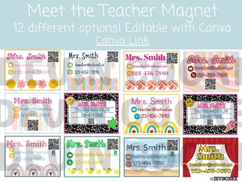 Meet the Teacher Template, Editable Flip Book