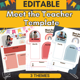 Meet the Teacher Newsletter Template EDITABLE /BIO/Letters
