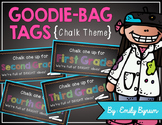 Meet the Teacher Night Goodie Bag Tags! (Chalk Themed!)