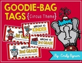 Meet the Teacher Night Goodie Bag Tags! (CircusThemed!)