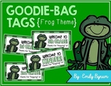Meet the Teacher Night Goodie Bag Tags! (Frog Themed!)