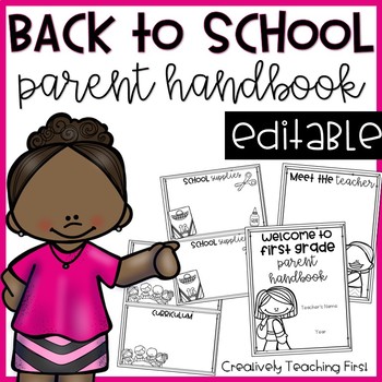 Preview of Back to School Parent Handbook {EDITABLE}