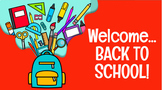 Meet the Teacher/Open House/Back to School *EDITABLE*