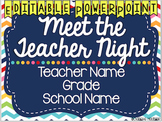 Meet the Teacher, Open House, Back to School EDITABLE PowerPoint