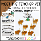 Meet the Teacher Open House Kit EDITABLE - Camping Theme