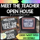 Meet the Teacher & Open House Presentations | Virtual | In-Person