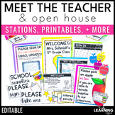 Meet the Teacher Open House Back to School Night Stations 