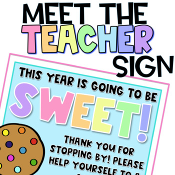 Preview of Meet the Teacher | Open House Treat for Students & Parents