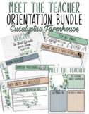 Meet the Teacher Orientation Bundle - Farmhouse Eucalyptus Theme